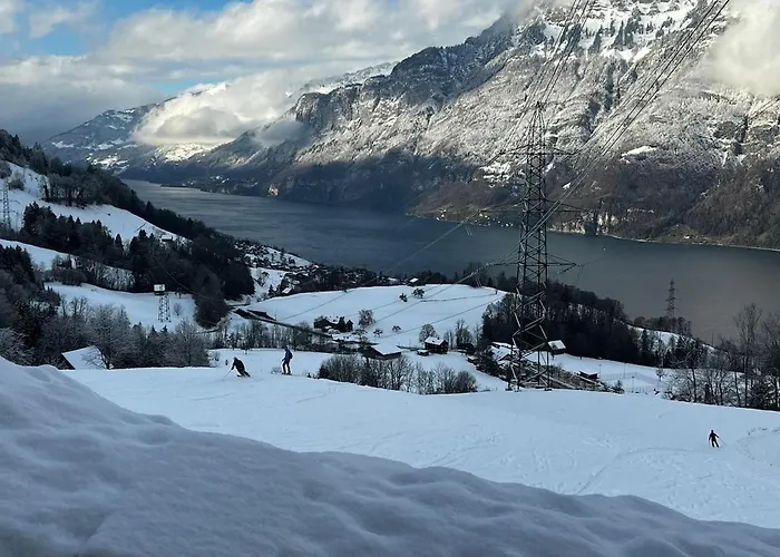 Gemuetliches Mit Kamin&seeblick In Flumserberg Hébergement de vacances