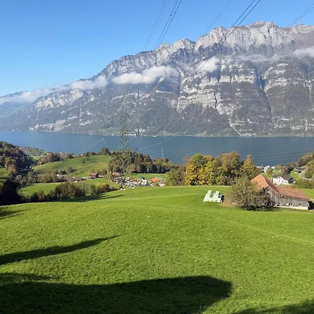 Gemuetliches Mit Kamin&seeblick In Flumserberg 別荘
